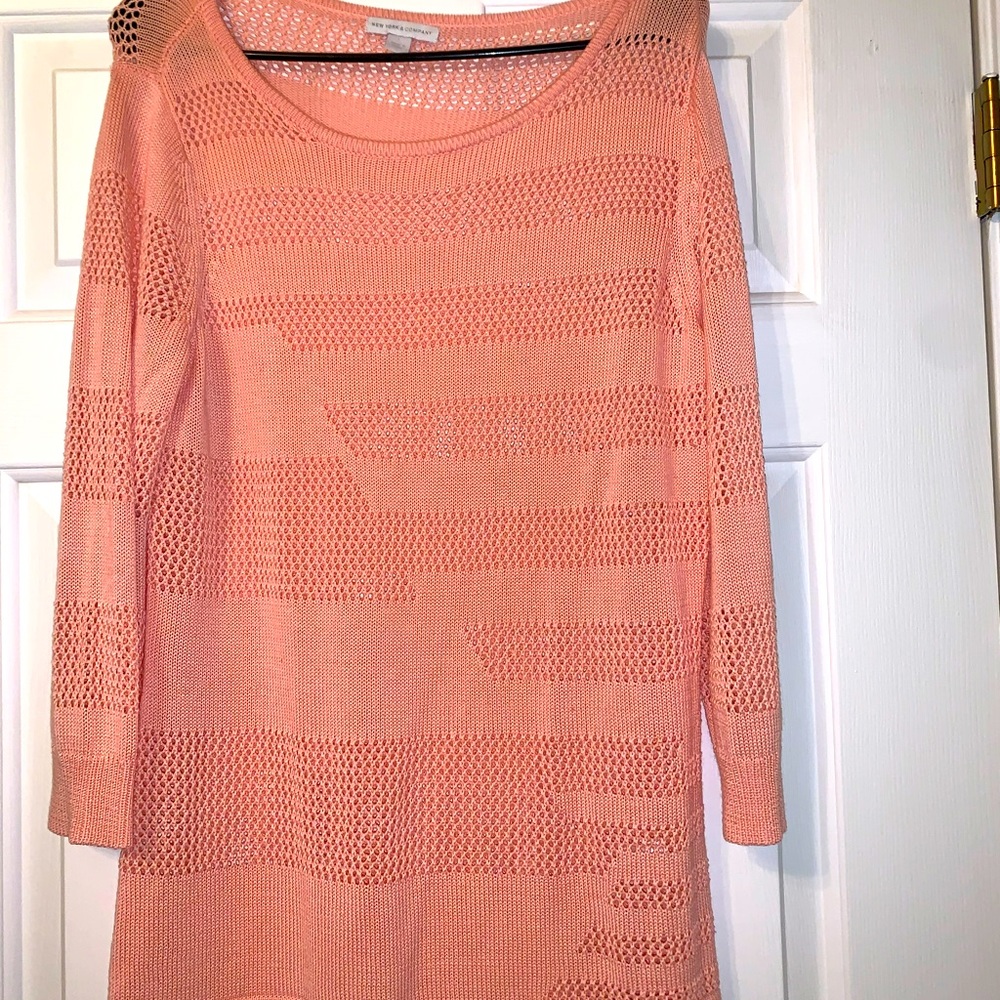 Peach sweater